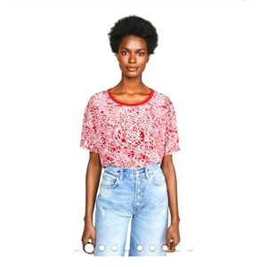 Free People Teddy burnout tee